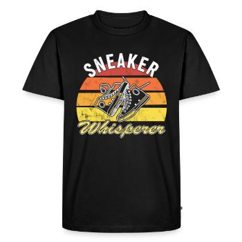 « Sneaker Whisperer » Sneaker Collector Sneaker - T-shirt Premium bio Homme - noir - Devant - Nico (187cm)