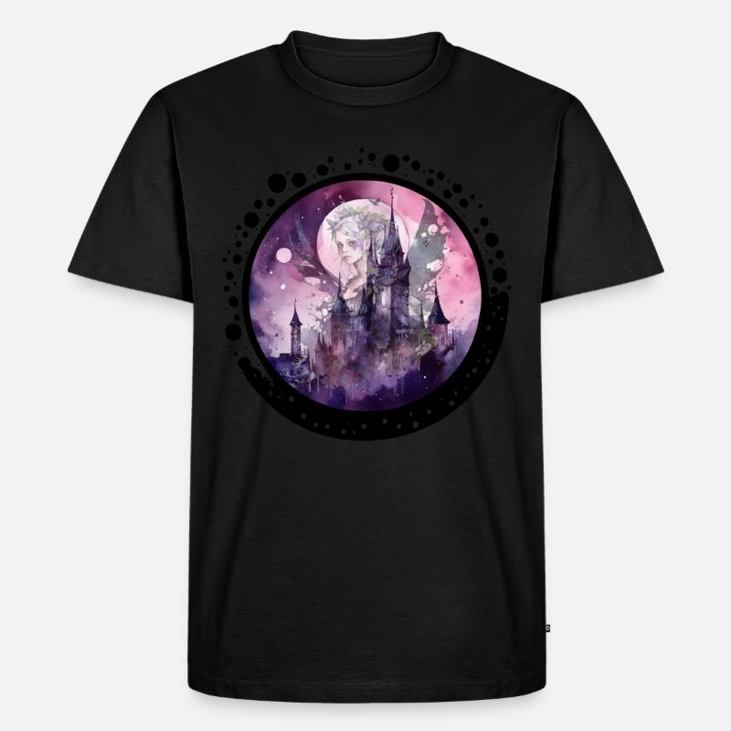 CircleFairy - Männer Premium Bio T-Shirt - Schwarz