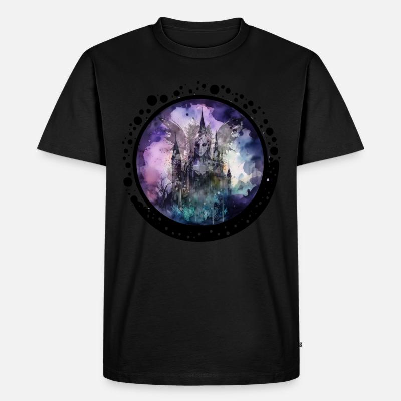 CircleFairy2 - Männer Premium Bio T-Shirt - Schwarz