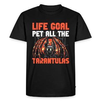 Life Target Pet All Tarentules - Tarentula - T-shirt Premium bio Homme - noir - Devant - Nico (187cm)