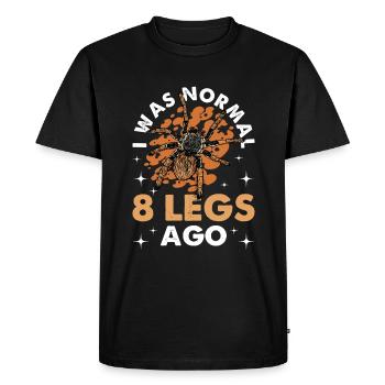 J’étais il y a 8 jambes normal - propriétaire de tarentule - T-shirt Premium bio Homme - noir - Devant - Nico (187cm)