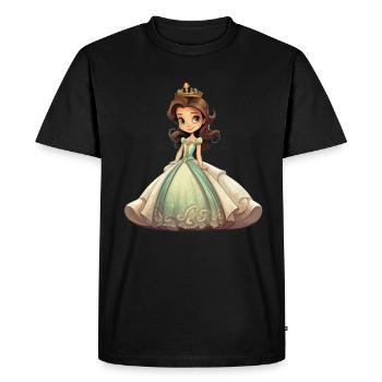Princess Lover - Dear Fairy Tale Characters - - Men's Premium Organic T-Shirt - black - Front - Nico (187cm)