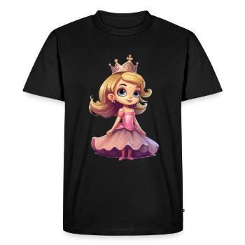 Princess Lover - Dear Fairy Tale Characters - - Men's Premium Organic T-Shirt - black - Front - Nico (187cm)