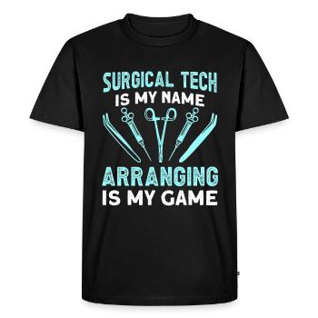 La technologie chirurgicale est mon nom, qui est mon - T-shirt Premium bio Homme - noir - Devant - Nico (187cm)