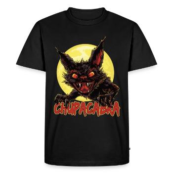 Monstre mythique – Monstre cryptique - T-shirt Premium bio Homme - noir - Devant - Nico (187cm)