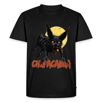 Monstre mythique – Monstre cryptique - T-shirt Premium bio Homme - noir - Devant - Nico (187cm)