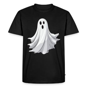 Ghost Hunter Creepy Adventure, Paranormal - Men's Premium Organic T-Shirt - black - Front - Nico (187cm)