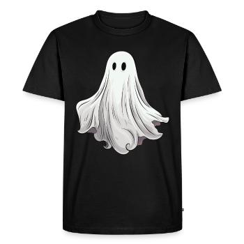 Ghost Hunter Creepy Adventure, Paranormal - Men's Premium Organic T-Shirt - black - Front - Nico (187cm)