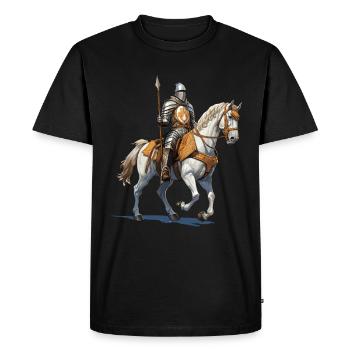 Festivals de la Renaissance Tournoi médiéval - T-shirt Premium bio Homme - noir - Devant - Nico (187cm)