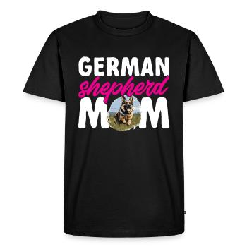 German Shepherd Dog Breed German Shepherd Mom - Men's Premium Organic T-Shirt - black - Front - Nico (187cm)