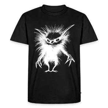 Monstre mythique - Monstre cryptide - Drôle - T-shirt Premium bio Homme - noir - Devant - Nico (187cm)