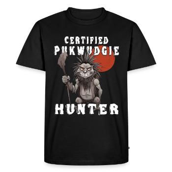 Monstre mythique - Cryptozoologie - Drôle - T-shirt Premium bio Homme - noir - Devant - Nico (187cm)