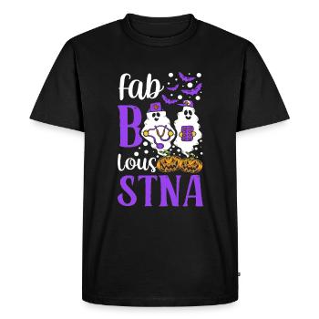 Halloween Fab-boo-Lous-STNA State Testé - T-shirt Premium bio Homme - noir - Devant - Nico (187cm)