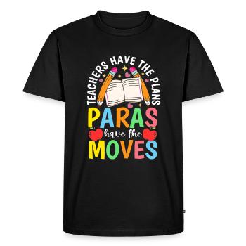 Parapro Teacher Assistant Paraprofessionales - Men's Premium Organic T-Shirt - black - Front - Nico (187cm)