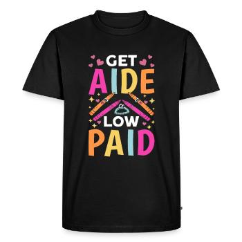 Parapro Teacher Assistant Paraprofessionales - Men's Premium Organic T-Shirt - black - Front - Nico (187cm)