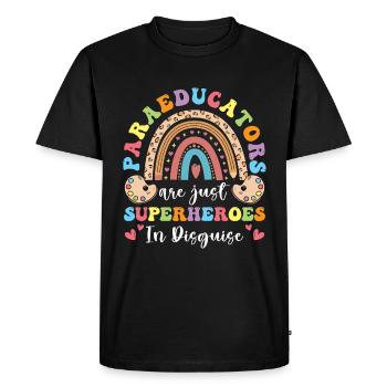 Paraprofessional -Paraeducator in the classroom - Men's Premium Organic T-Shirt - black - Front - Nico (187cm)