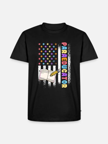 Classroom Assistant Paraprofessional US - Men's Premium Organic T-Shirt - black