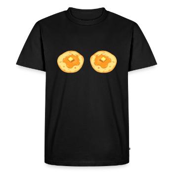 National Maple Syrup Day - Funny - Men's Premium Organic T-Shirt - black - Front - Nico (187cm)