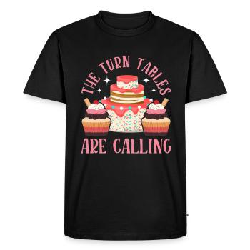 Cupcake Artist Baking - Men's Premium Organic T-Shirt - black - Front - Nico (187cm)
