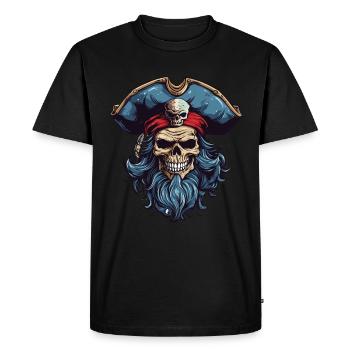Sea Shanty Design For Loved Ones While Singing - Men's Premium Organic T-Shirt - black - Front - Nico (187cm)