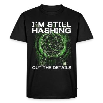 Analyste de piratage éthique Éthique - T-shirt Premium bio Homme - noir - Devant - Nico (187cm)