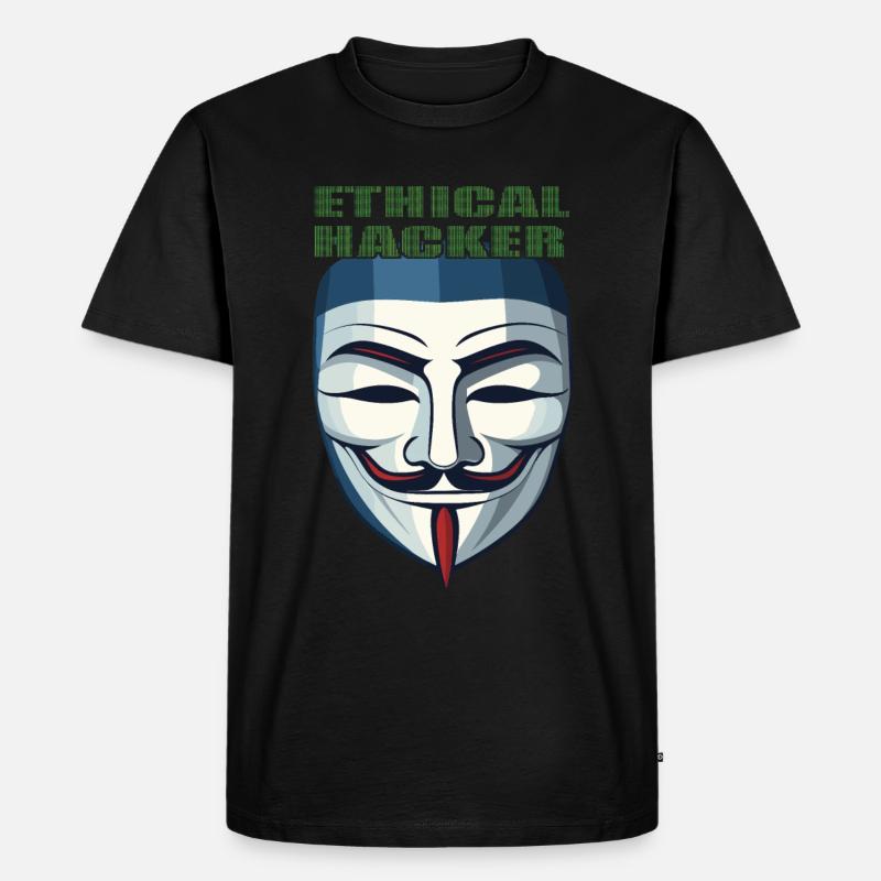Ethischer Hacking -Analyst Ethische - Männer Premium Bio T-Shirt - Schwarz