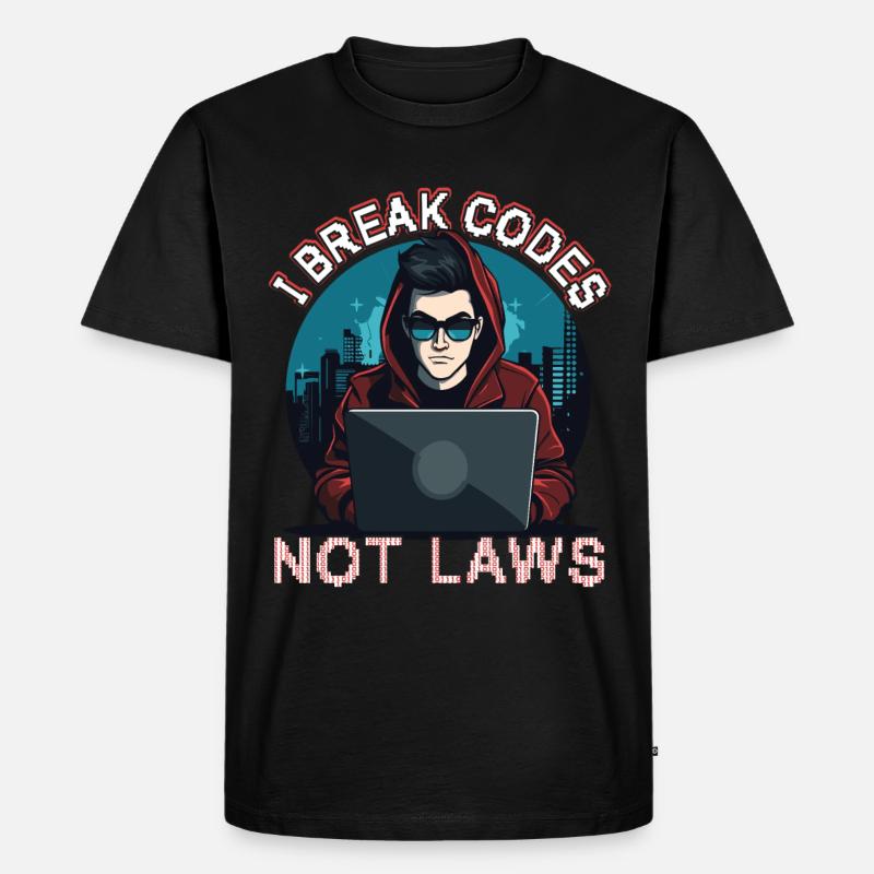 Ethischer Hacking -Analyst Ethische - Männer Premium Bio T-Shirt - Schwarz