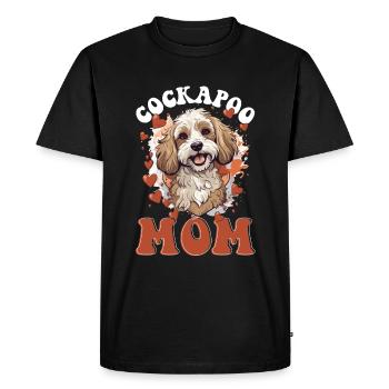 Cockapoo Race de chien Cockapoo Maman Cockapoo - T-shirt Premium bio Homme - noir - Devant - Nico (187cm)