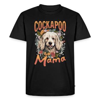 Cockapoo Race de chien Cockapoo Cockapoo Mama - T-shirt Premium bio Homme - noir - Devant - Nico (187cm)