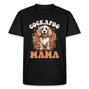Cockapoo Race de chien Cockapoo Cockapoo Mama - T-shirt Premium bio Homme - noir - Devant - Nico (187cm)