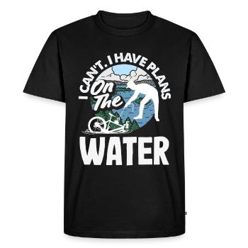 Chasse au trésor de détection de pêche à l’aimant - T-shirt Premium bio Homme - noir - Devant - Nico (187cm)