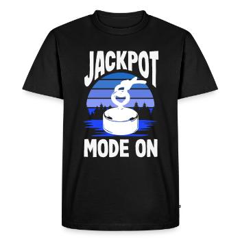 Chasse au trésor de détection de pêche à l’aimant - T-shirt Premium bio Homme - noir - Devant - Nico (187cm)