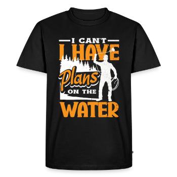 Chasse au trésor de détection de pêche à l’aimant - T-shirt Premium bio Homme - noir - Devant - Nico (187cm)