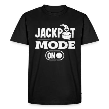 Chasse au trésor de détection de pêche à l’aimant - T-shirt Premium bio Homme - noir - Devant - Nico (187cm)