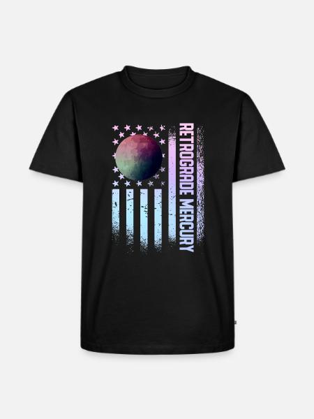 Retrograde planets Mercury retrograde - Men's Premium Organic T-Shirt - black