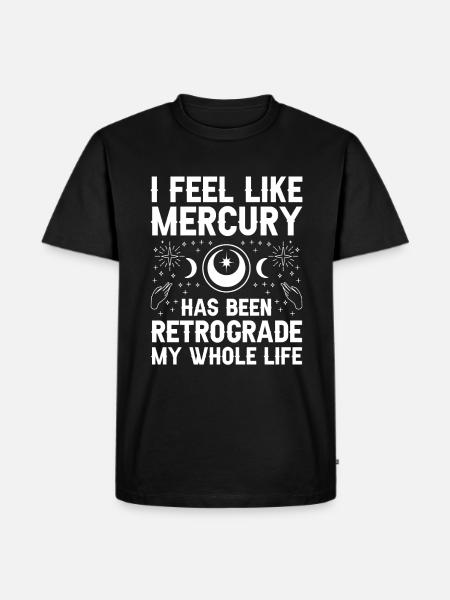 Planètes rétrogrades Mercure rétrograde - T-shirt Premium bio Homme - noir