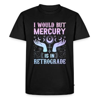 Retrograde planets Mercury retrograde - Men's Premium Organic T-Shirt - black - Front - Nico (187cm)