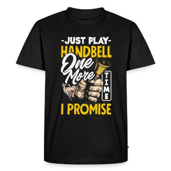 Choral Musical Instrument Hand Bell - Men's Premium Organic T-Shirt - black - Front - Nico (187cm)