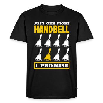 Choral Musical Instrument Hand Bell - Men's Premium Organic T-Shirt - black - Front - Nico (187cm)
