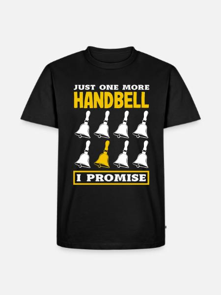 Chormusikinstrument Handglocke - Männer Premium Bio T-Shirt - Schwarz
