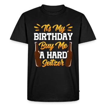 Crawled Pub Crawl Boire de l’alcool - T-shirt Premium bio Homme - noir - Devant - Nico (187cm)