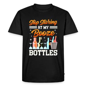 Crawled Pub Crawl Alcool Consommation d’alcool - T-shirt Premium bio Homme - noir - Devant - Nico (187cm)