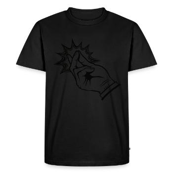 Poète Spoken Word Stand-up Comedian - T-shirt Premium bio Homme - noir - Devant - Nico (187cm)