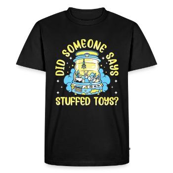 Claw Game Funny Claw Machine - Men's Premium Organic T-Shirt - black - Front - Nico (187cm)