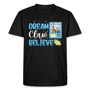 Claw Game Funny Claw Machine - Men's Premium Organic T-Shirt - black - Front - Nico (187cm)