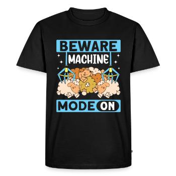 Claw Game Funny Claw Machine - Men's Premium Organic T-Shirt - black - Front - Nico (187cm)