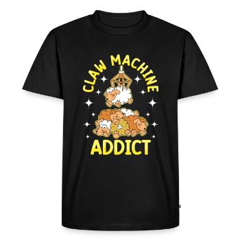 Claw Game Funny Claw Machine - Men's Premium Organic T-Shirt - black - Front - Nico (187cm)