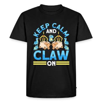 Claw Game Funny Claw Machine - Men's Premium Organic T-Shirt - black - Front - Nico (187cm)