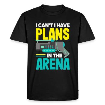 Indoor laser tag party outfit laser tag - Men's Premium Organic T-Shirt - black - Front - Nico (187cm)