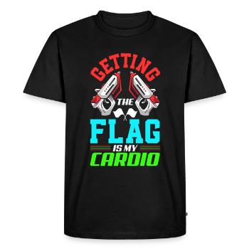 Indoor laser tag party outfit laser tag - Men's Premium Organic T-Shirt - black - Front - Nico (187cm)